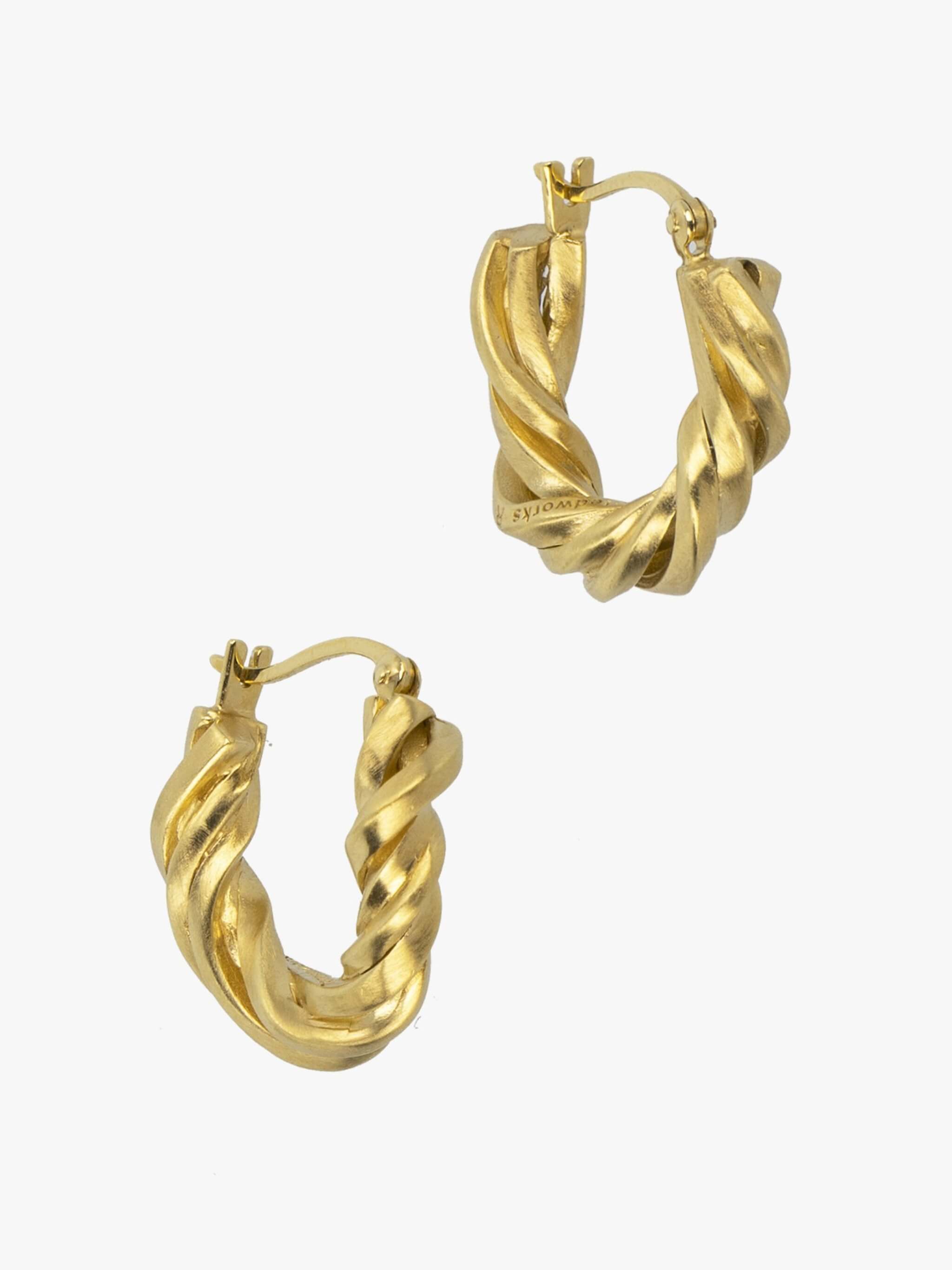 Twist Hoop Earrings