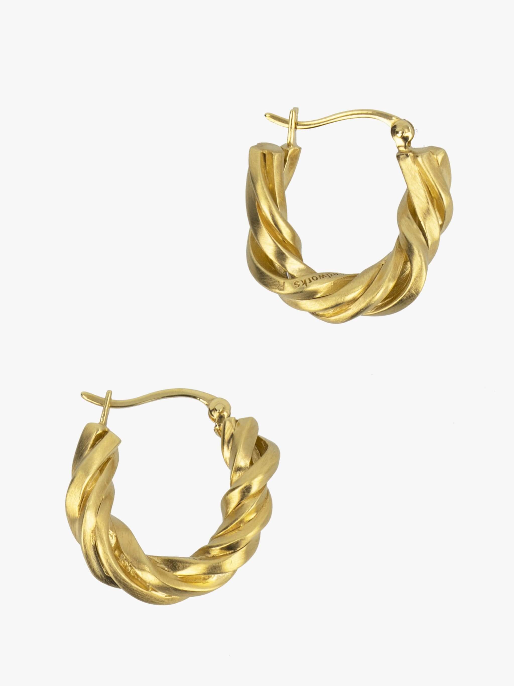 Twist Hoop Earrings