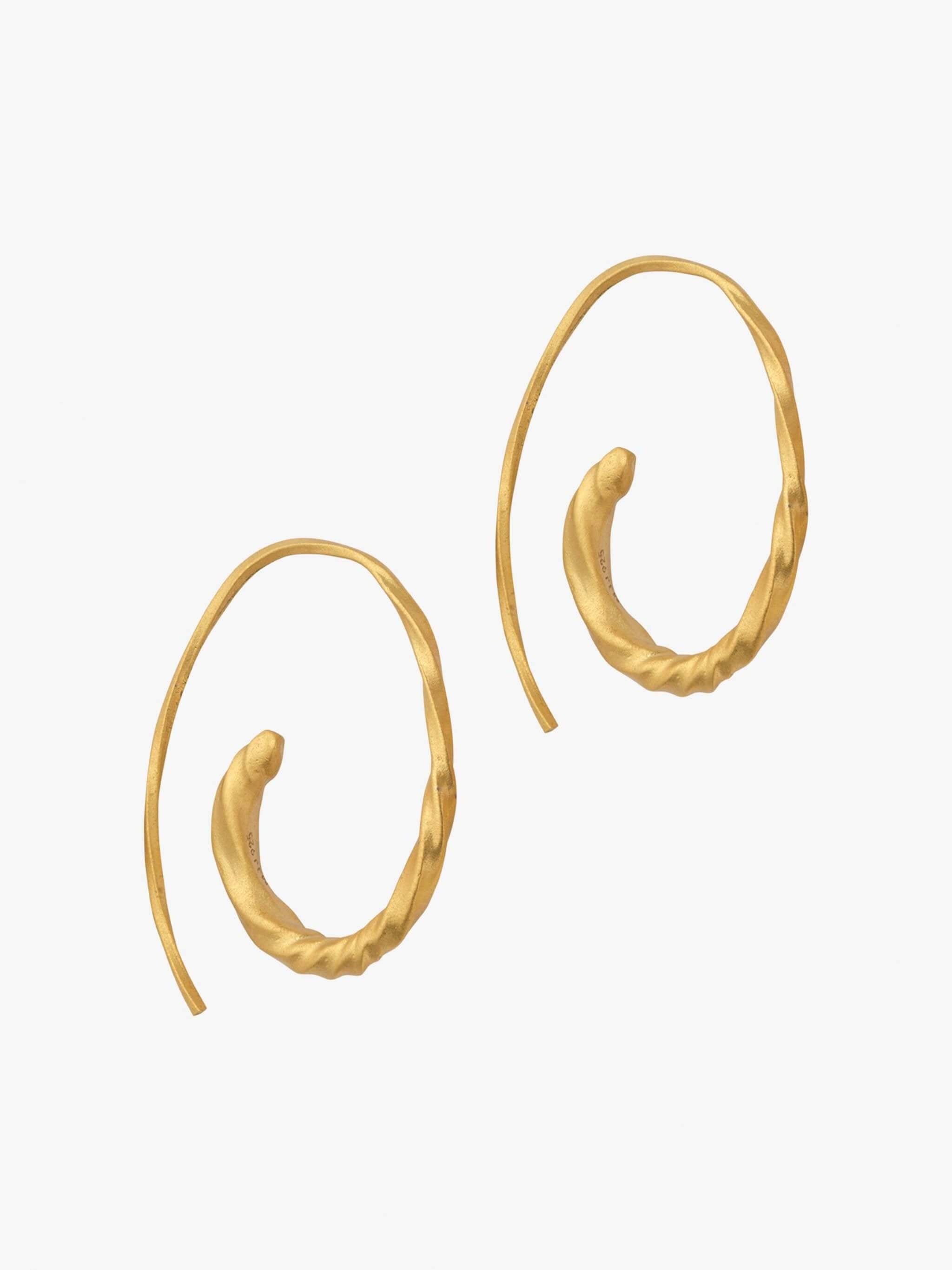 Round Flow Asymmetric Earrings
