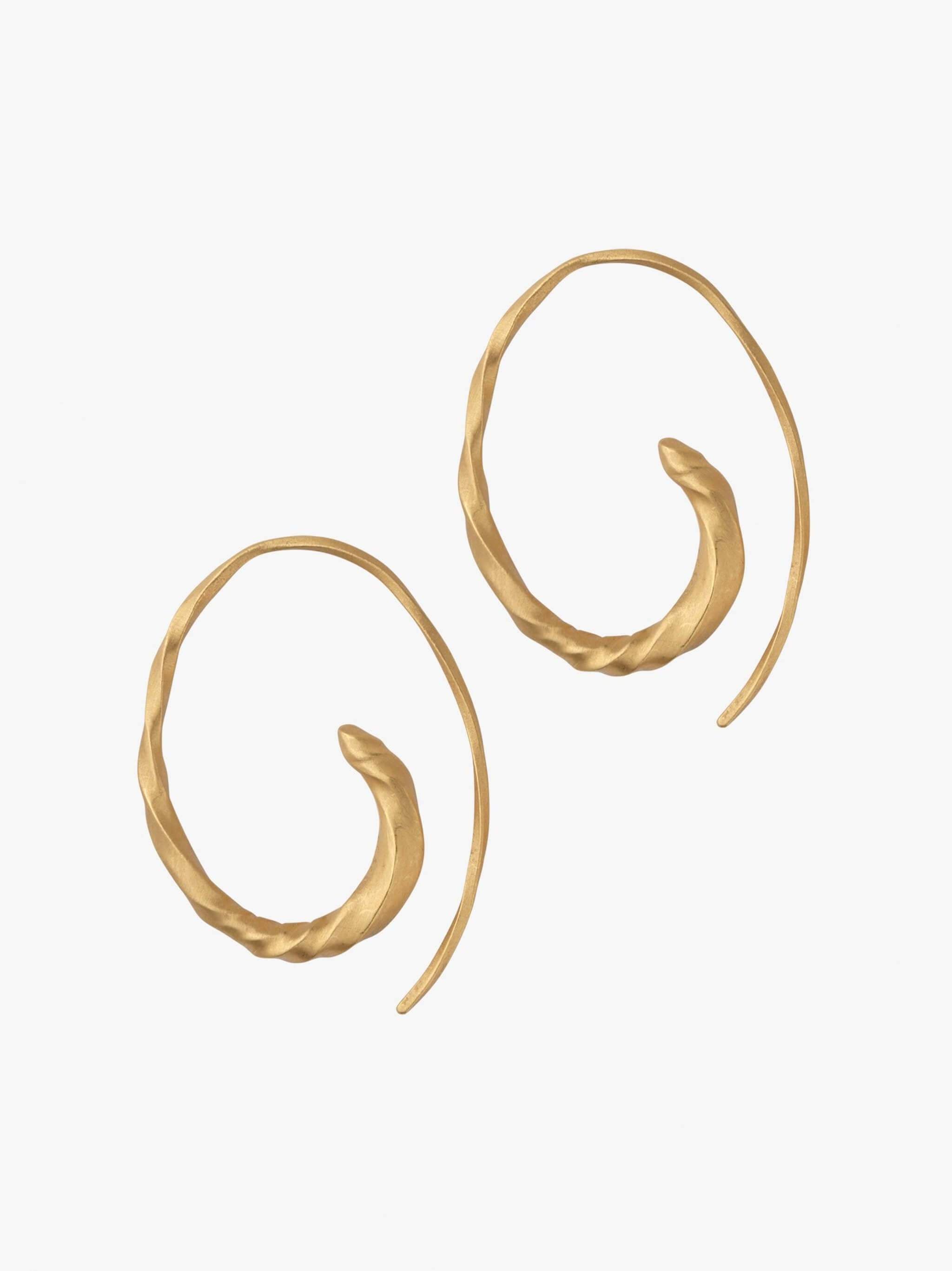 Round Flow Asymmetric Earrings