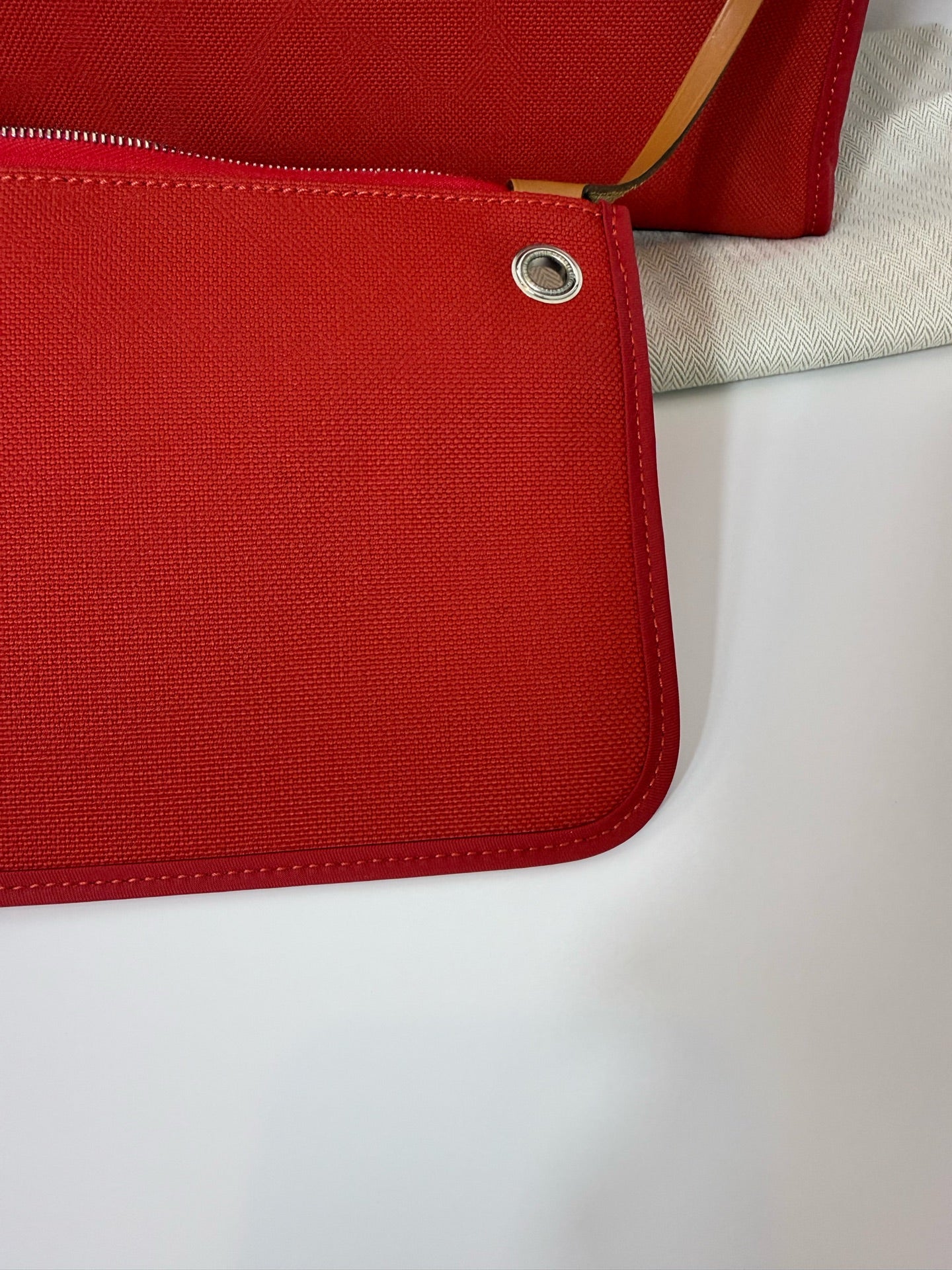 Hermes herbag 红色 31银扣 锁钥匙全 A刻 成色好 很新