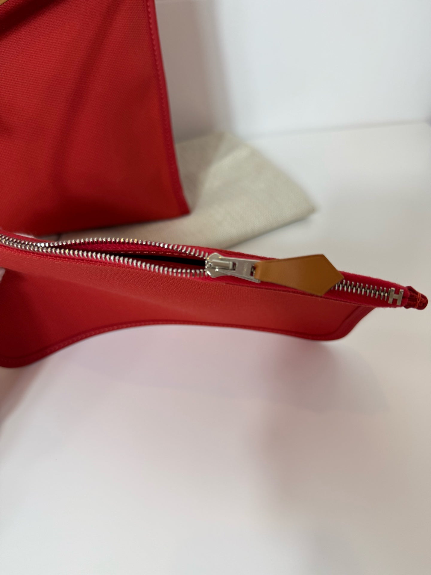 Hermes herbag 红色 31银扣 锁钥匙全 A刻 成色好 很新