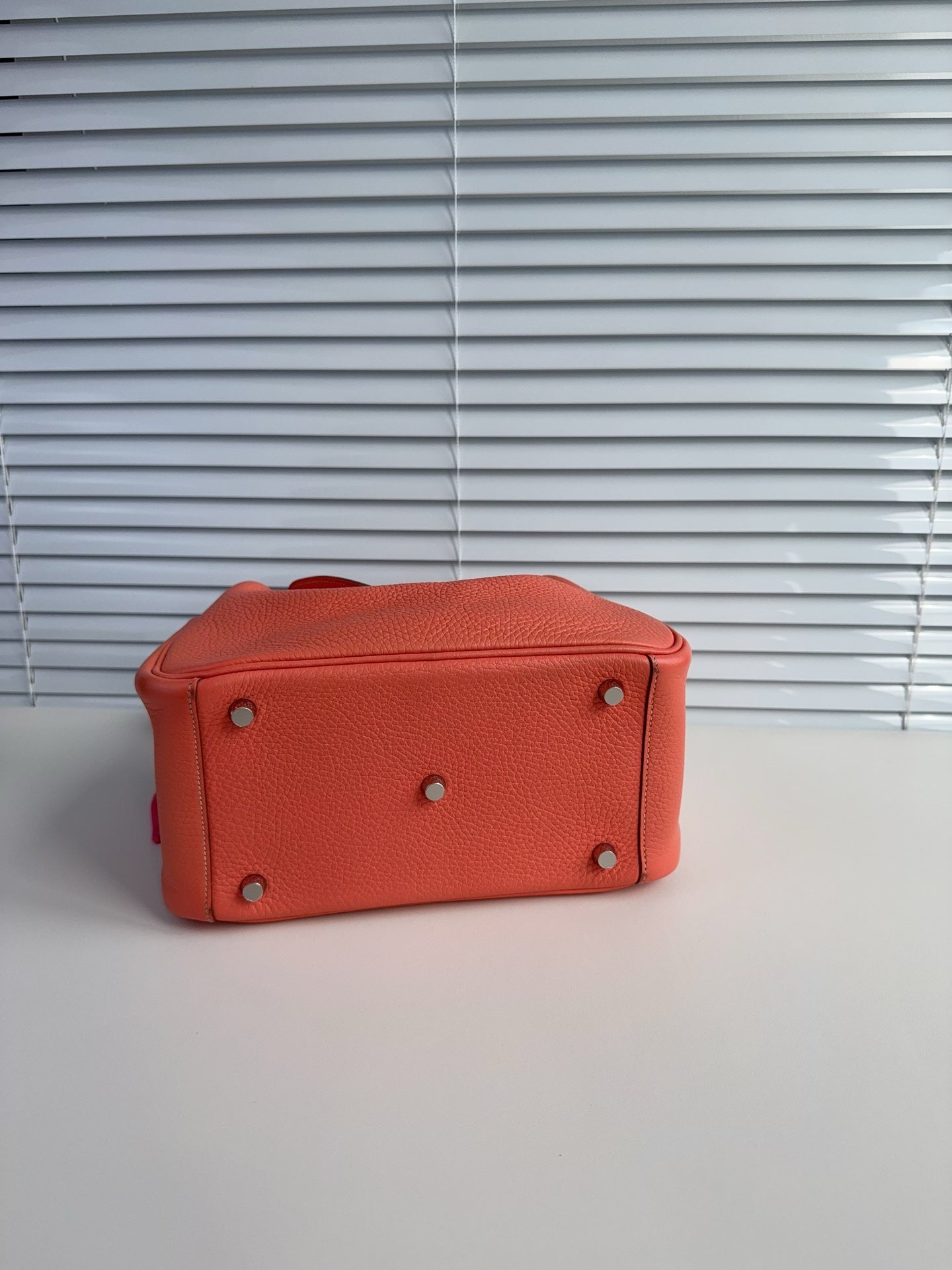 Hermes lindy26 橘色 框Q刻