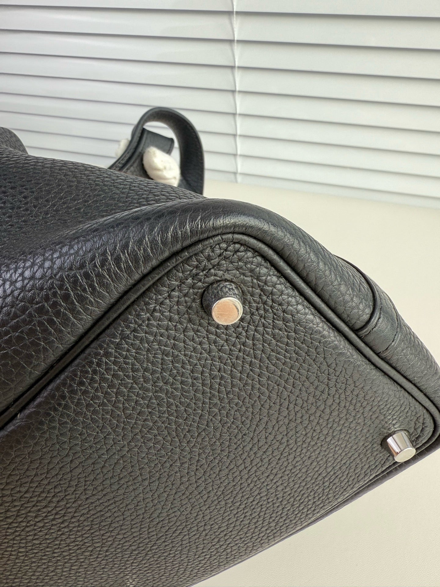 Hermes 菜篮子18黑银 c刻