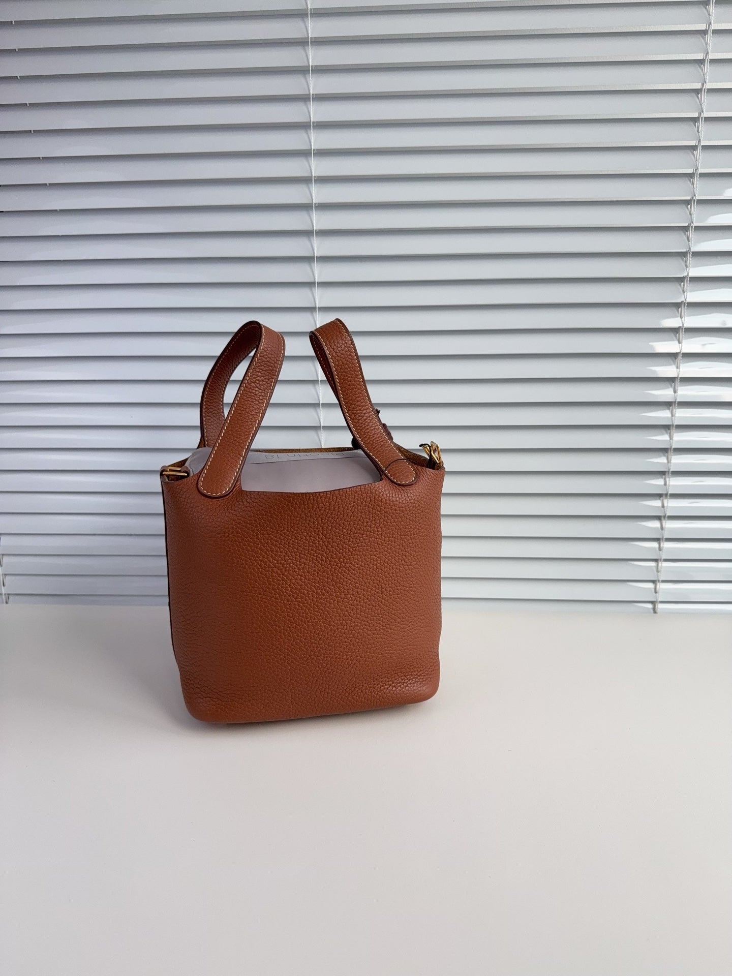 HERMES  Picotin Lock 18 D刻 金棕色 金扣