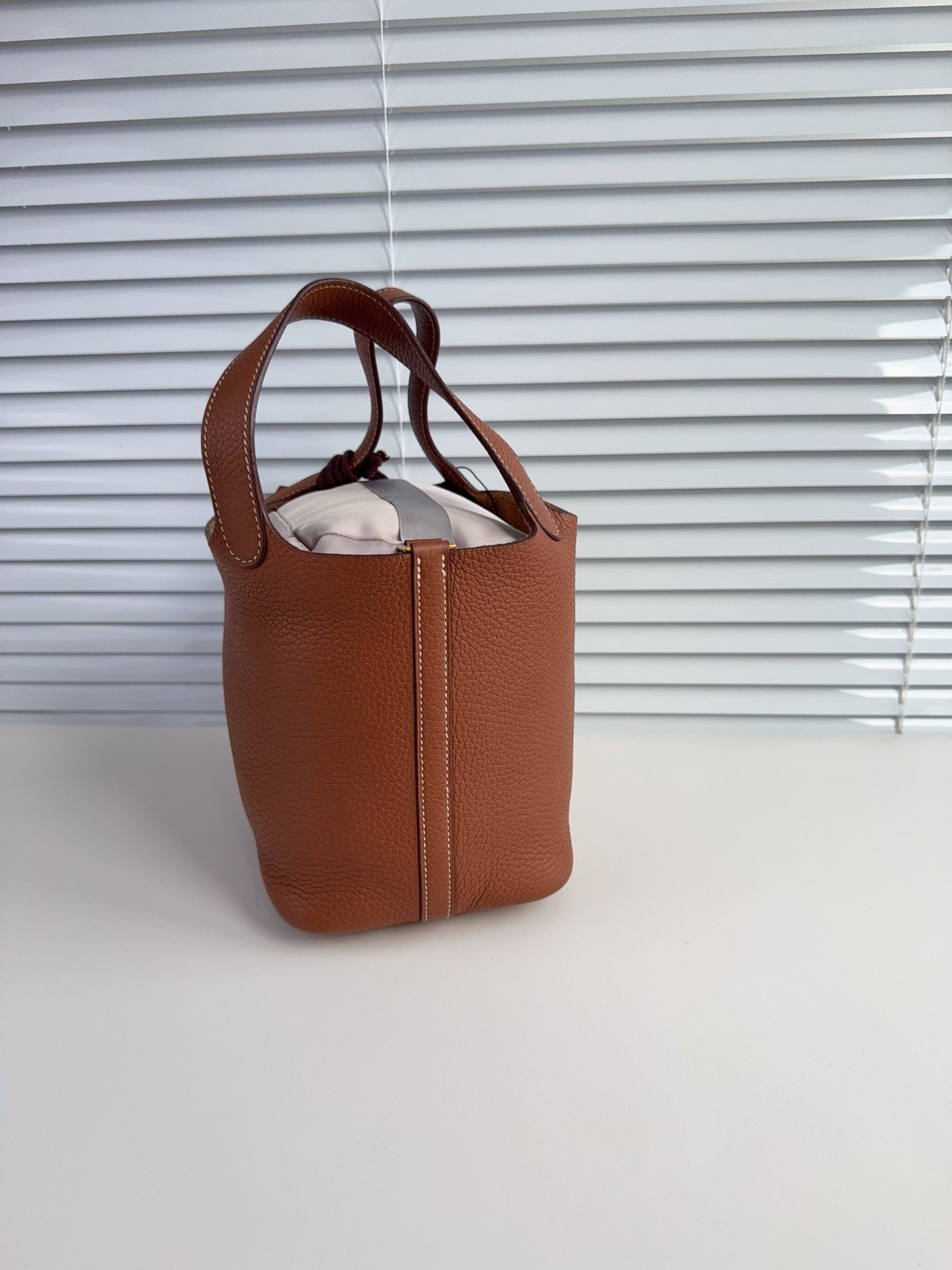 HERMES  Picotin Lock 18 D刻 金棕色 金扣