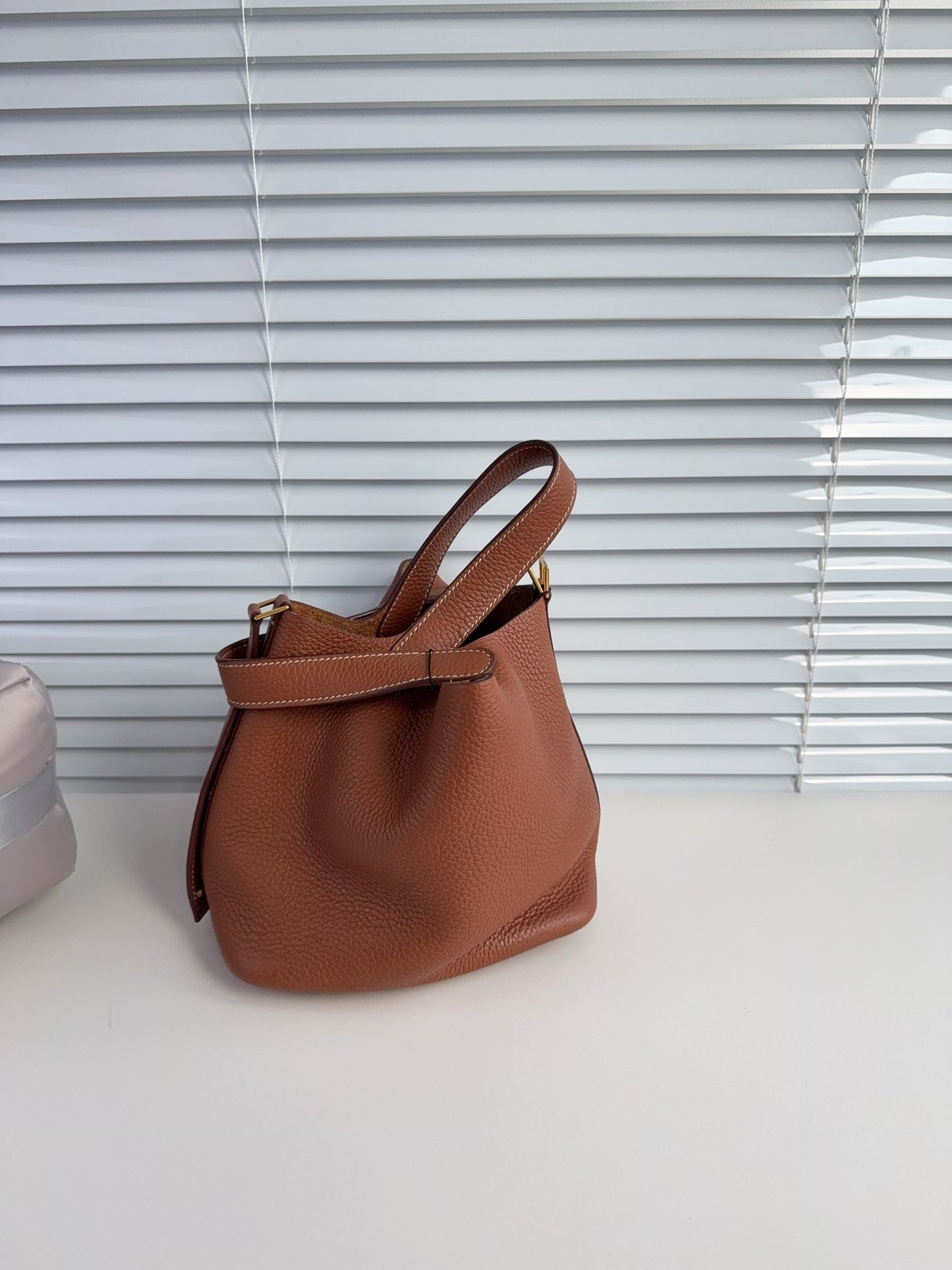 HERMES  Picotin Lock 18 D刻 金棕色 金扣