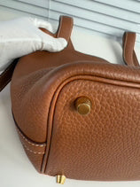 HERMES  Picotin Lock 18 D刻 金棕色 金扣