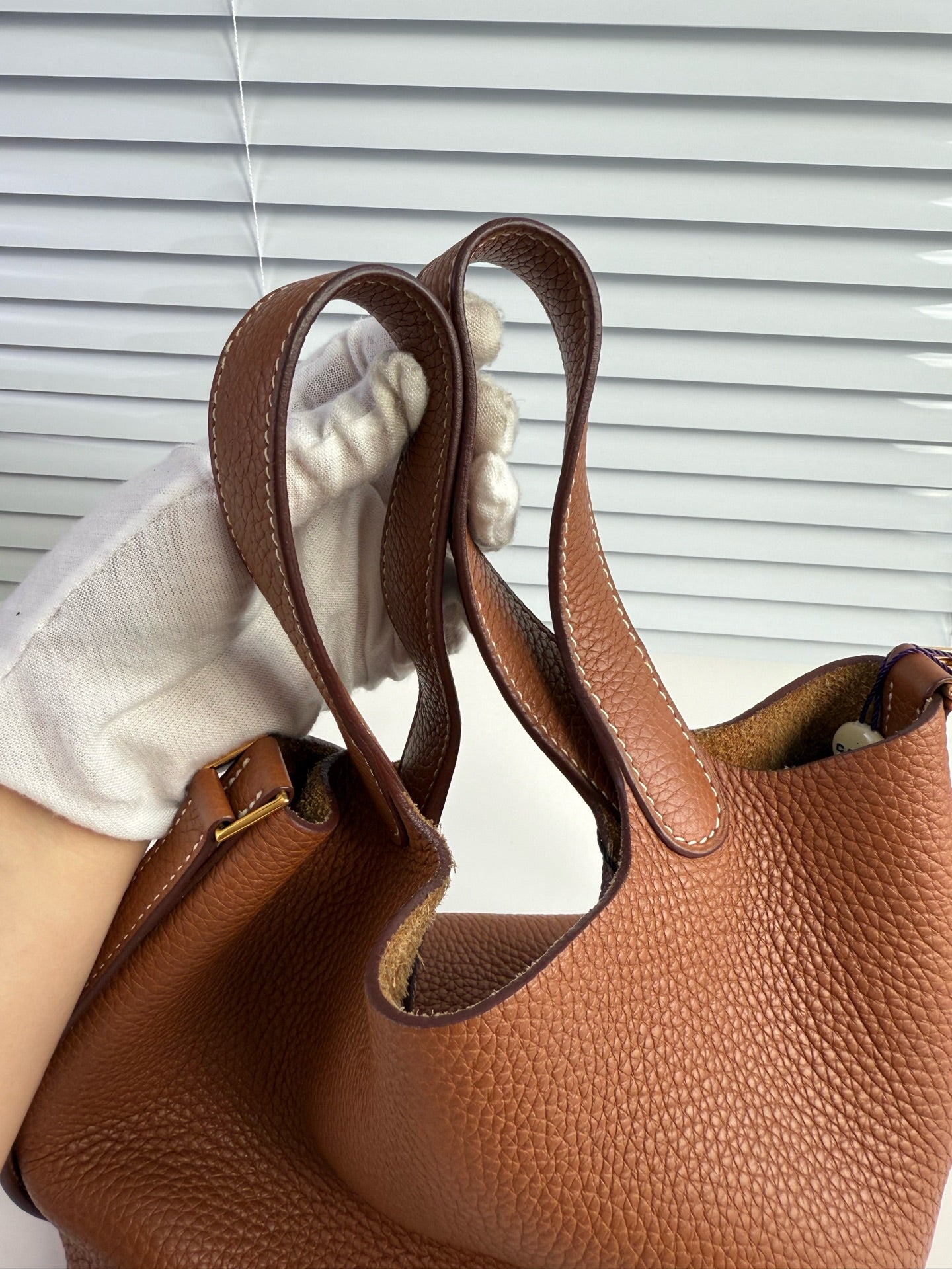 HERMES  Picotin Lock 18 D刻 金棕色 金扣