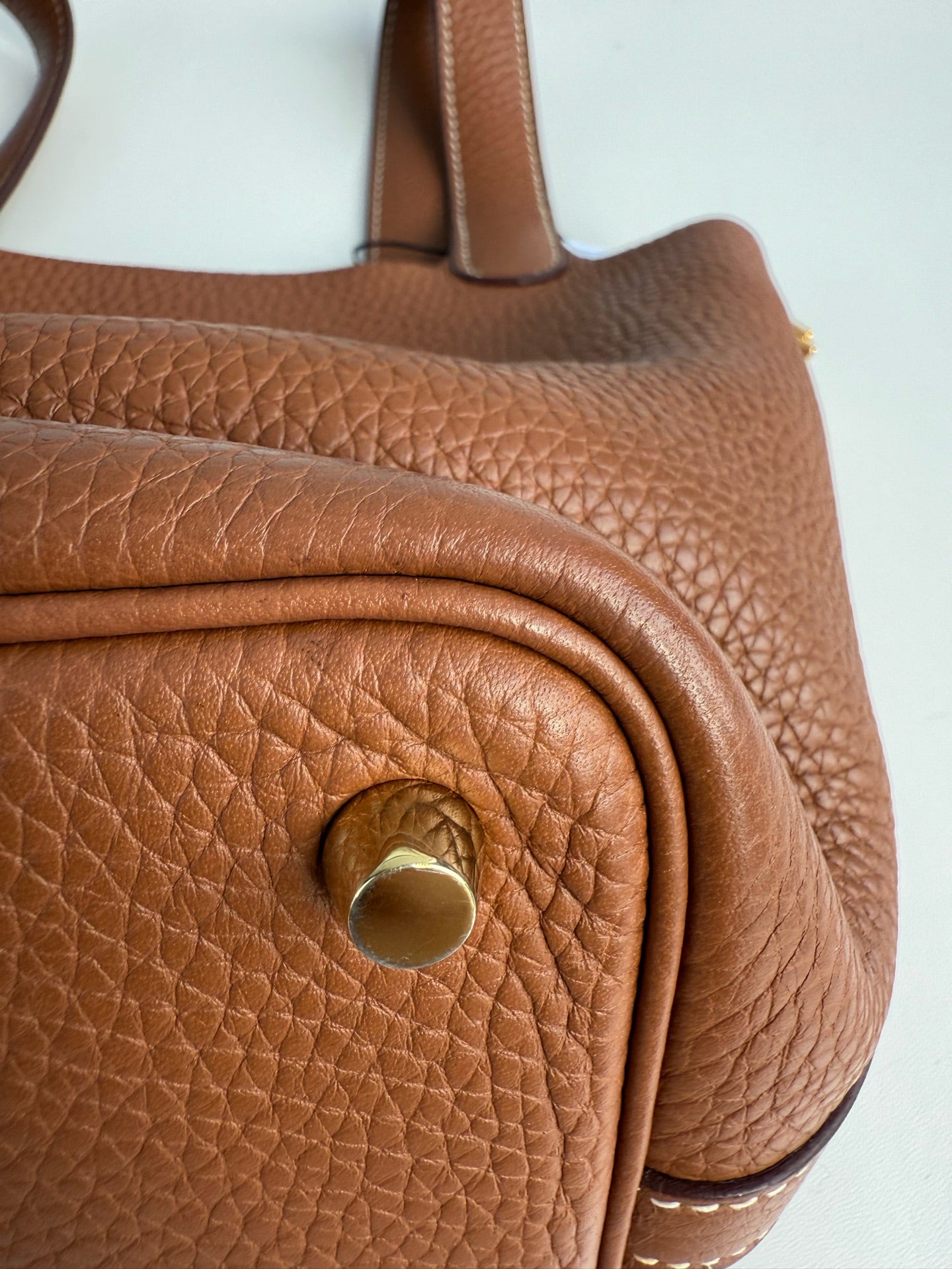 HERMES  Picotin Lock 18 D刻 金棕色 金扣