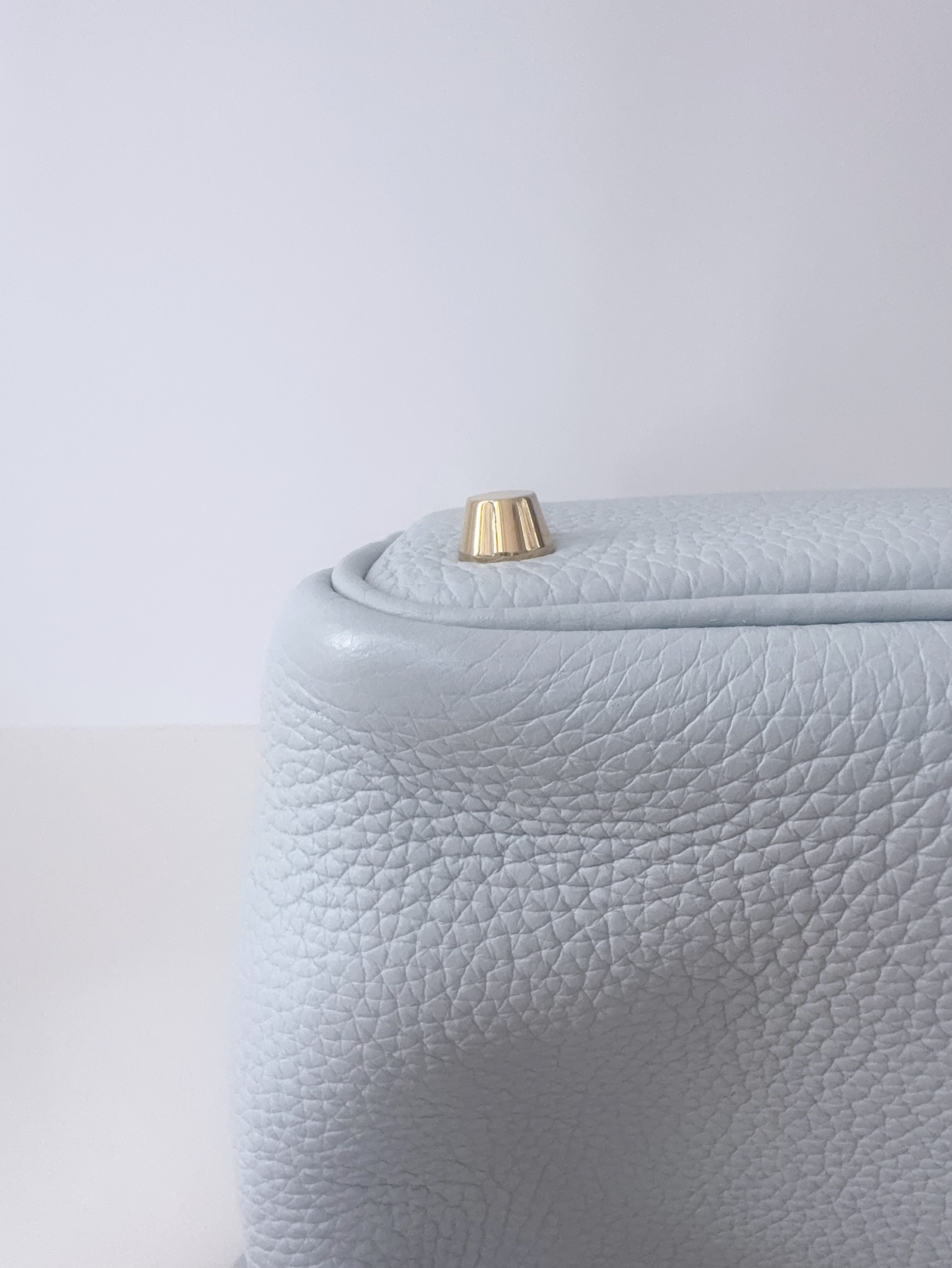 Hermes 菜篮子 圣杯蓝z刻18寸金扣