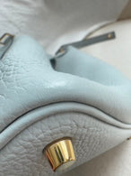 Hermes 菜篮子 圣杯蓝z刻18寸金扣