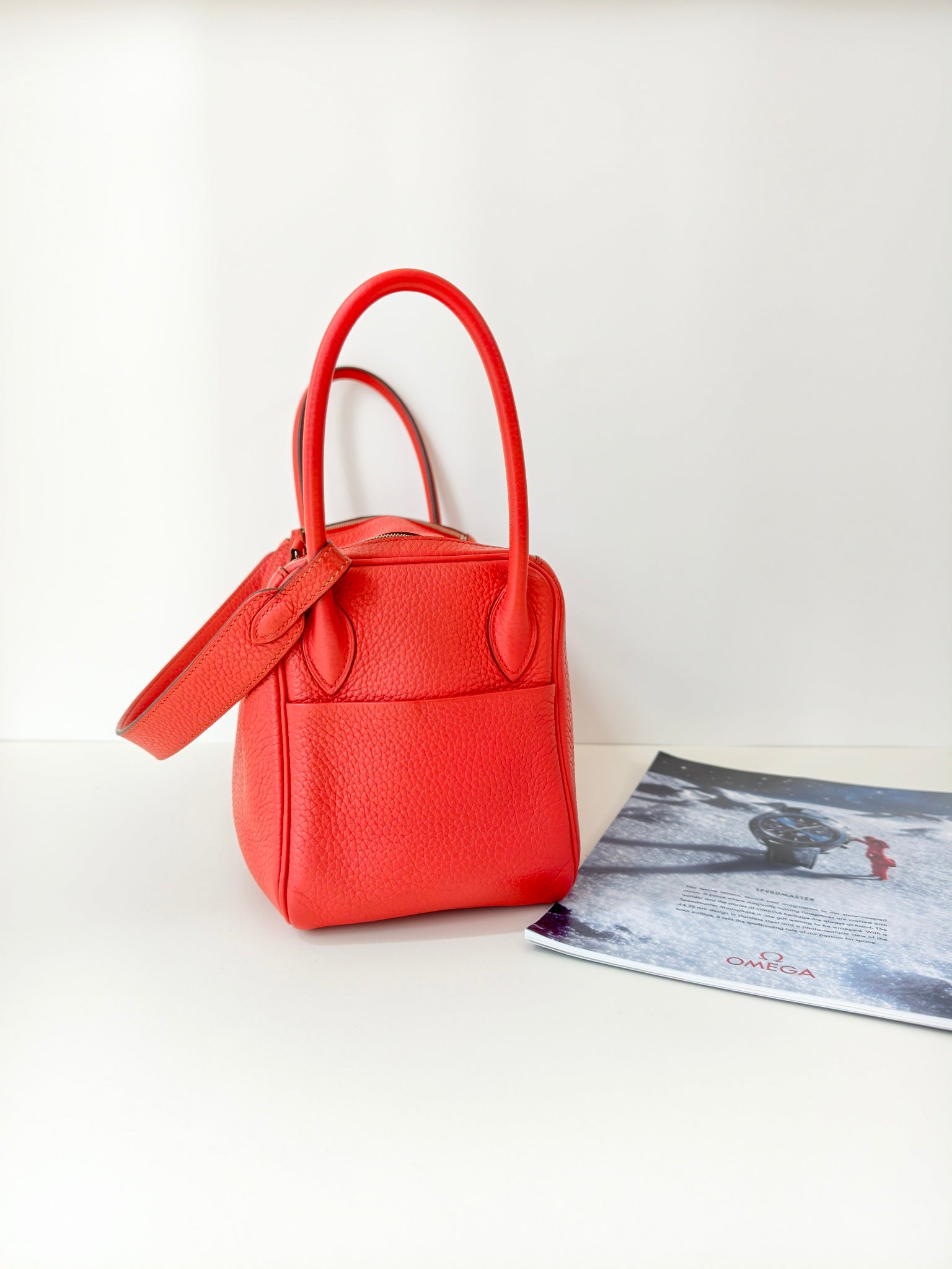 Hermeslindy26 斋普尔粉 银扣TC牛皮 T刻 2015 年 98新 AB级