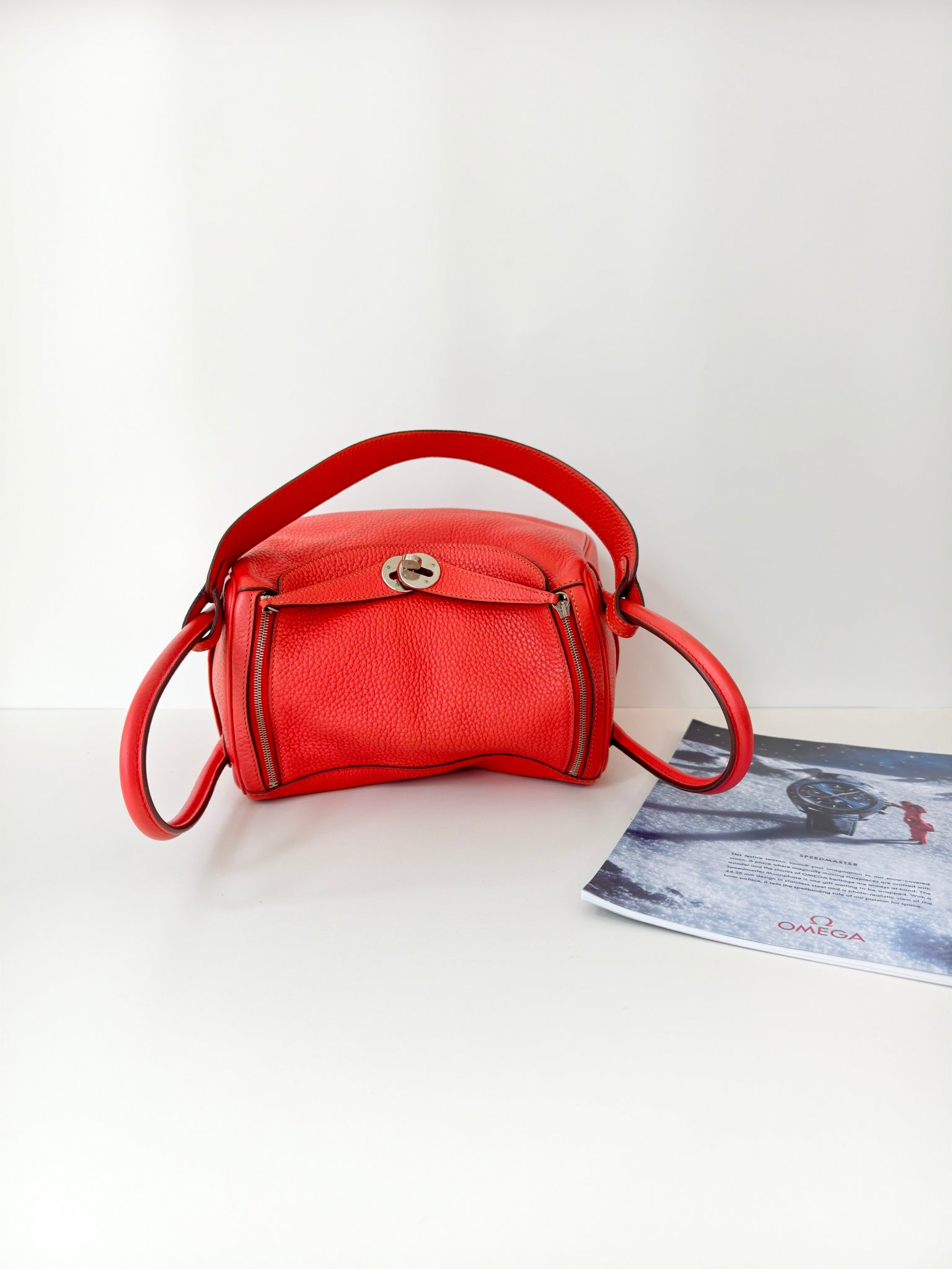 Hermeslindy26 斋普尔粉 银扣TC牛皮 T刻 2015 年 98新 AB级