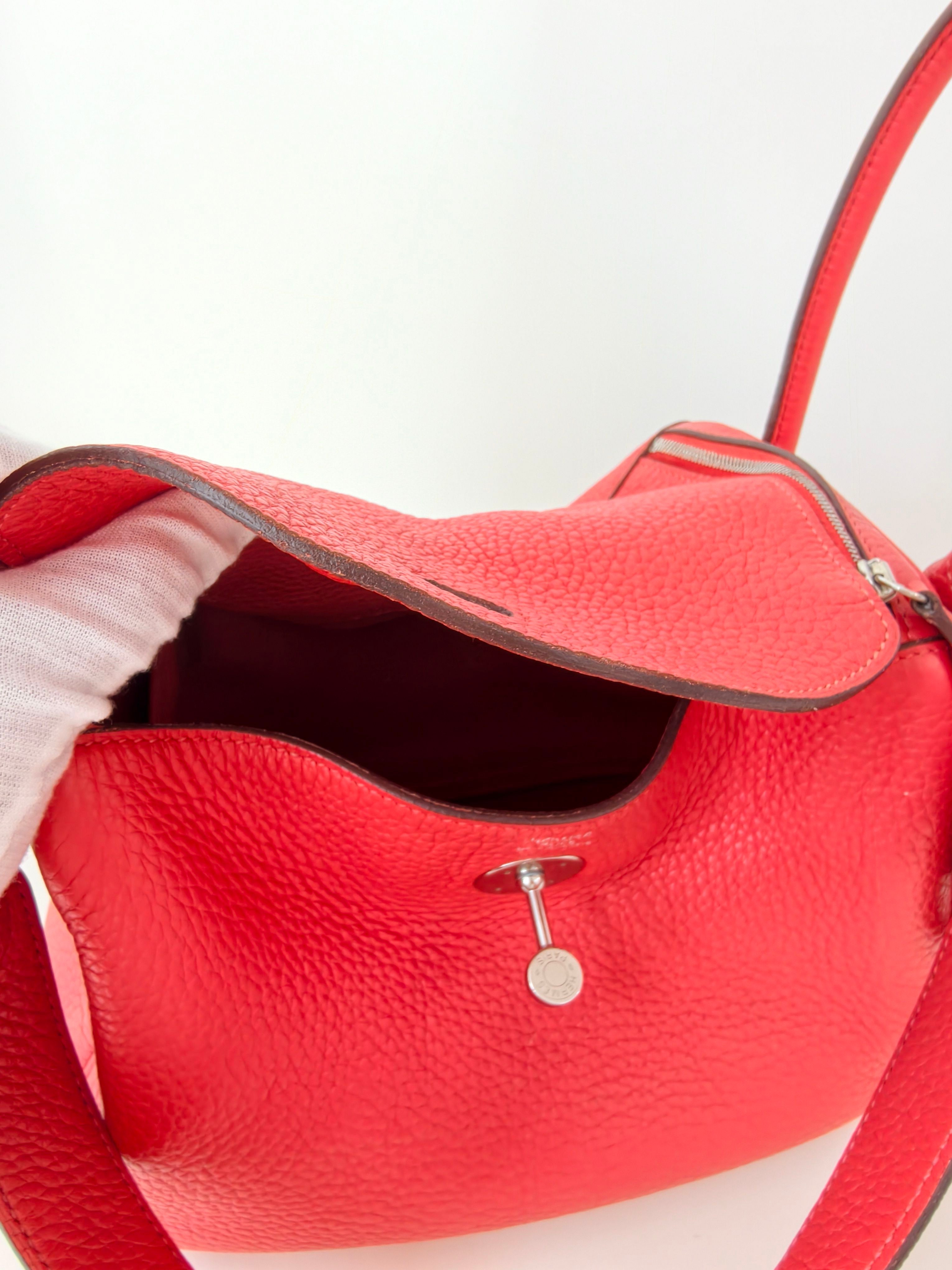 Hermeslindy26 斋普尔粉 银扣TC牛皮 T刻 2015 年 98新 AB级