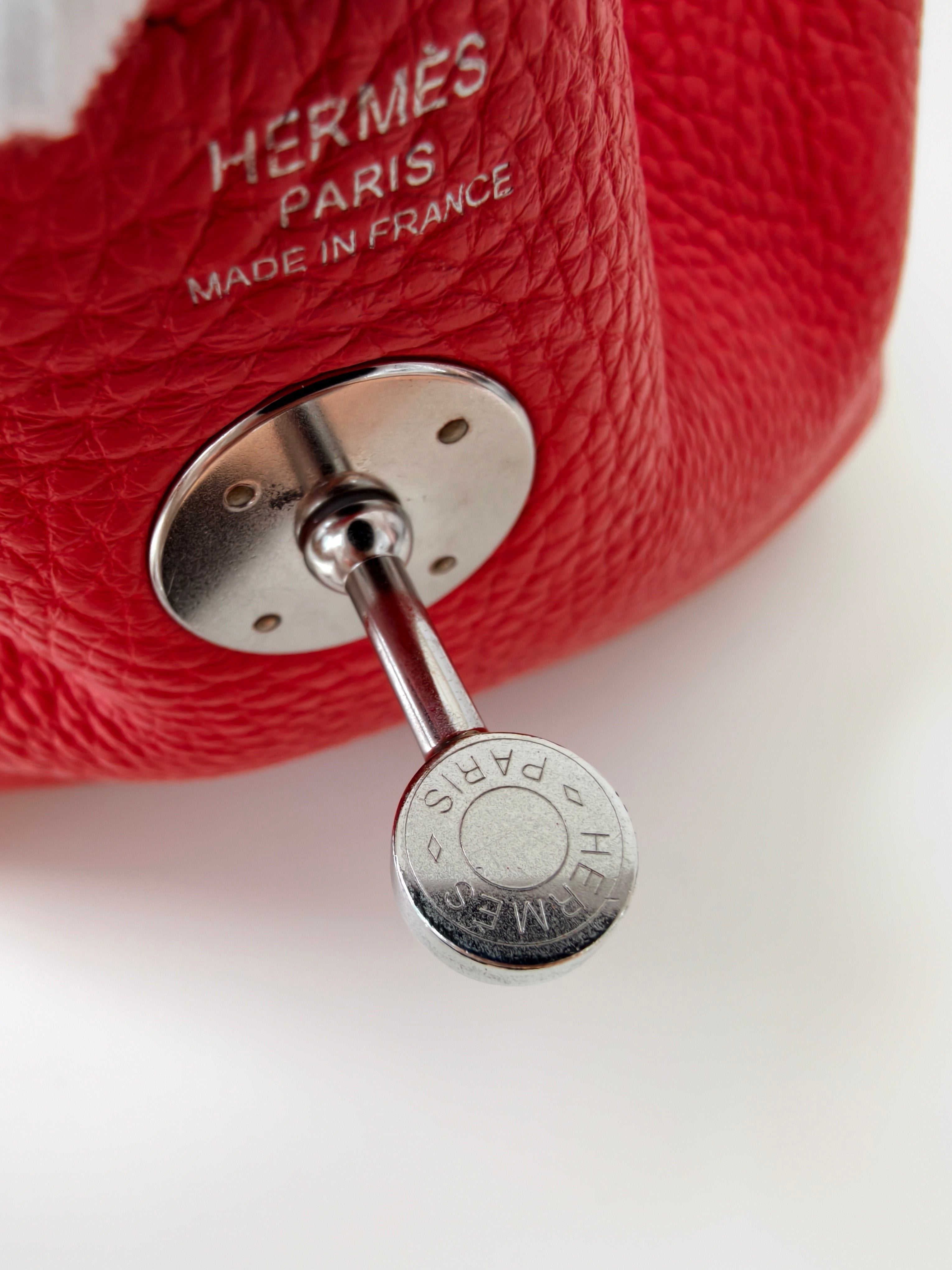 Hermeslindy26 斋普尔粉 银扣TC牛皮 T刻 2015 年 98新 AB级