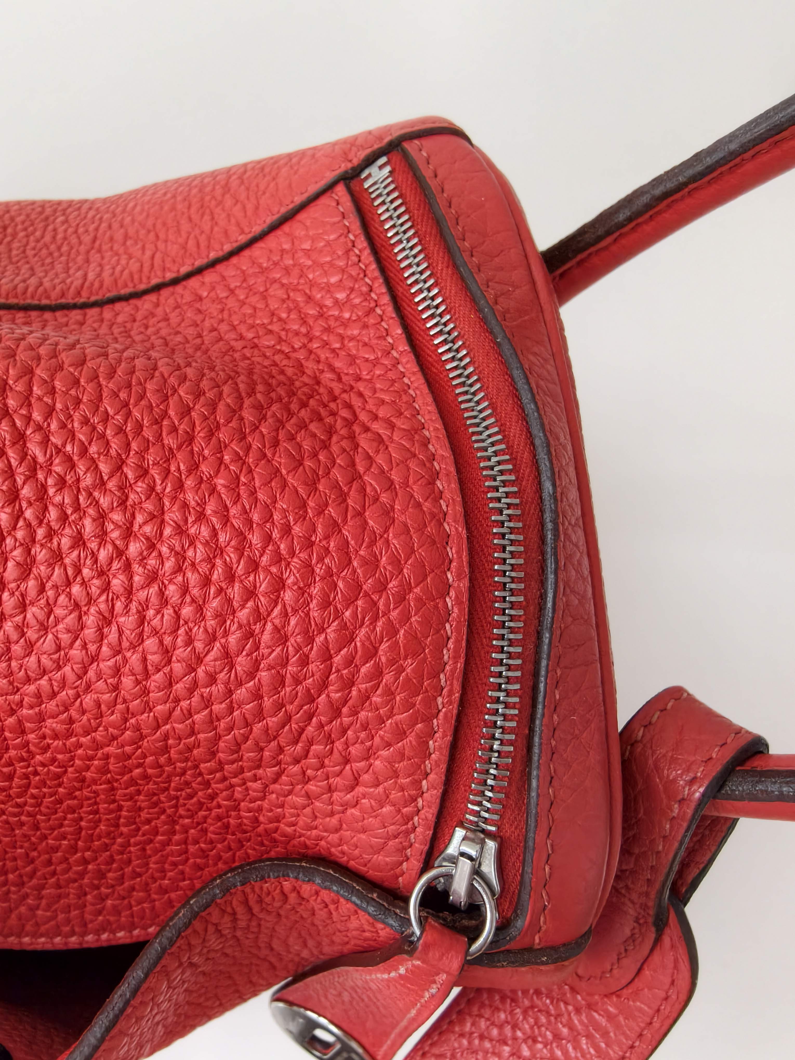 Hermeslindy26 斋普尔粉 银扣TC牛皮 T刻 2015 年 98新 AB级