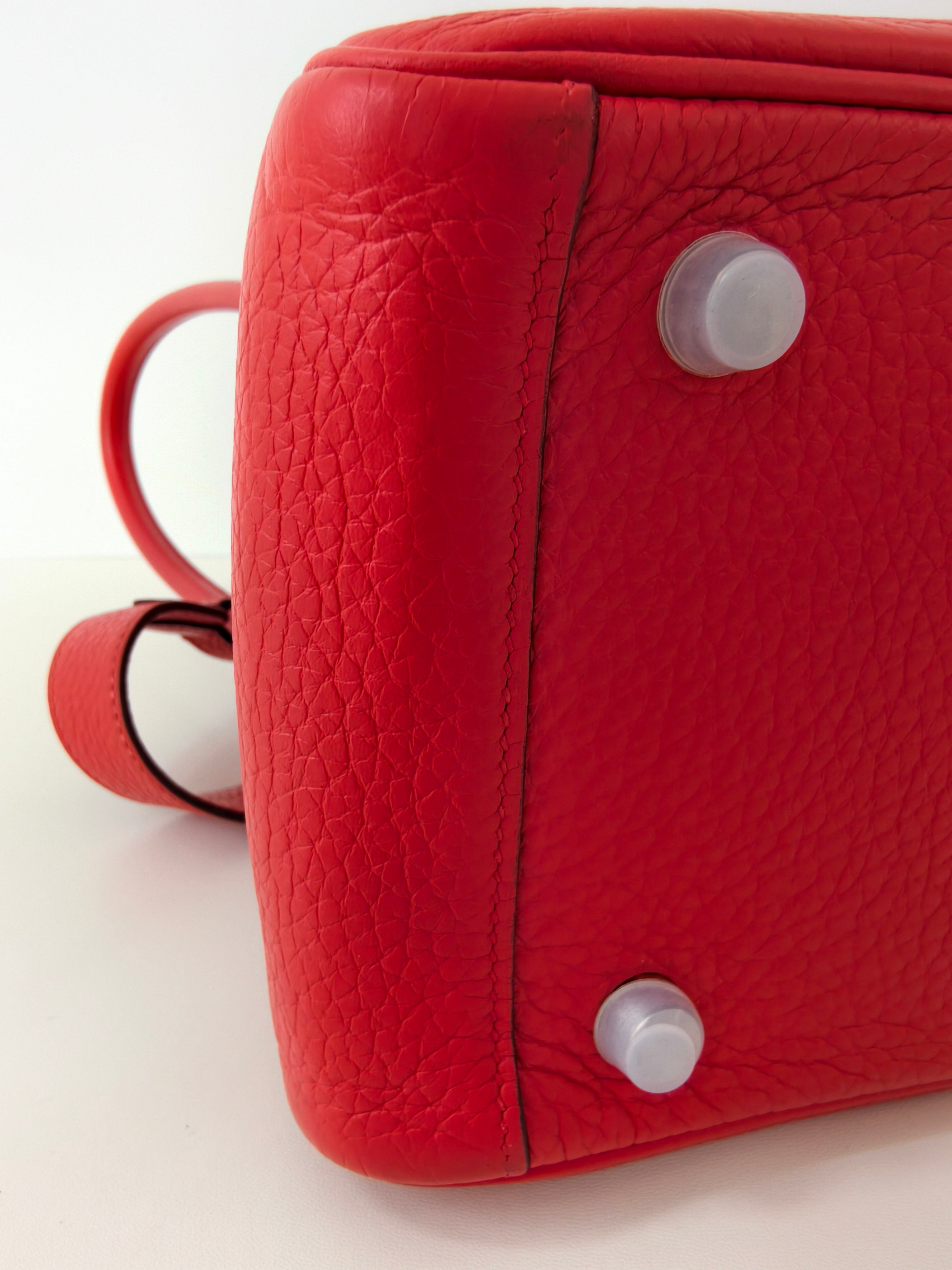 Hermeslindy26 斋普尔粉 银扣TC牛皮 T刻 2015 年 98新 AB级