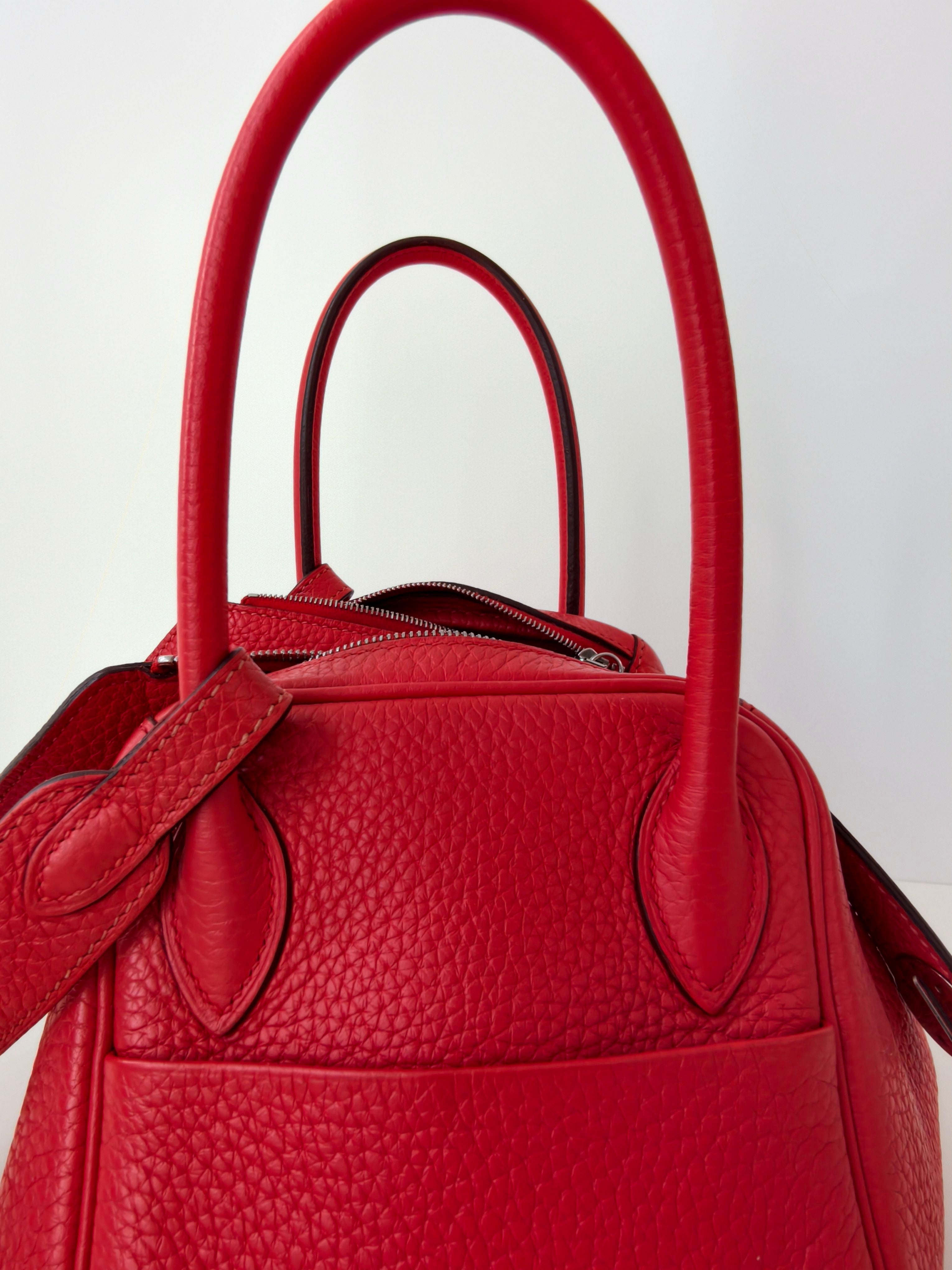 Hermeslindy26 斋普尔粉 银扣TC牛皮 T刻 2015 年 98新 AB级