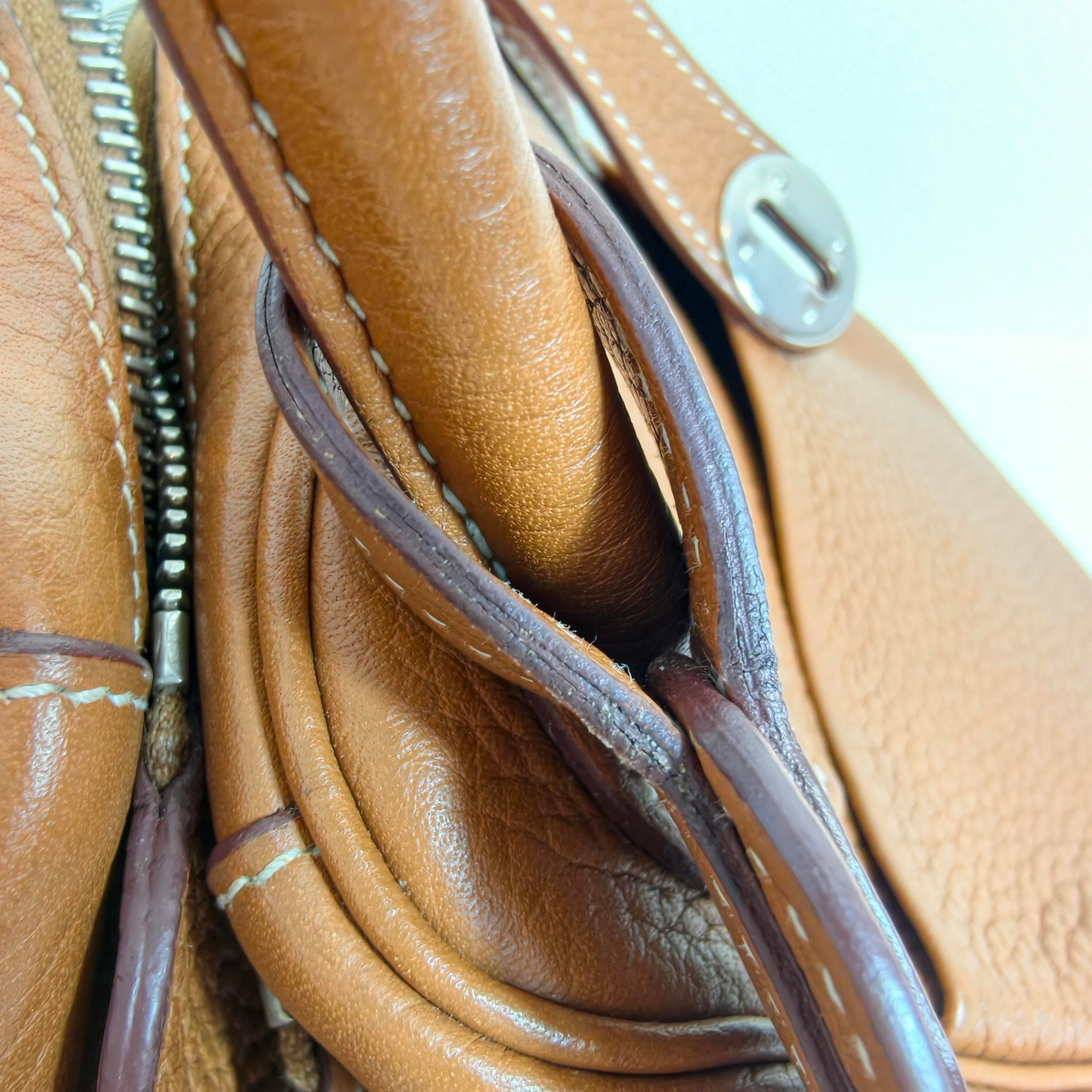 Hermes lindy30 金棕色银扣TC牛皮 T刻 2015 年