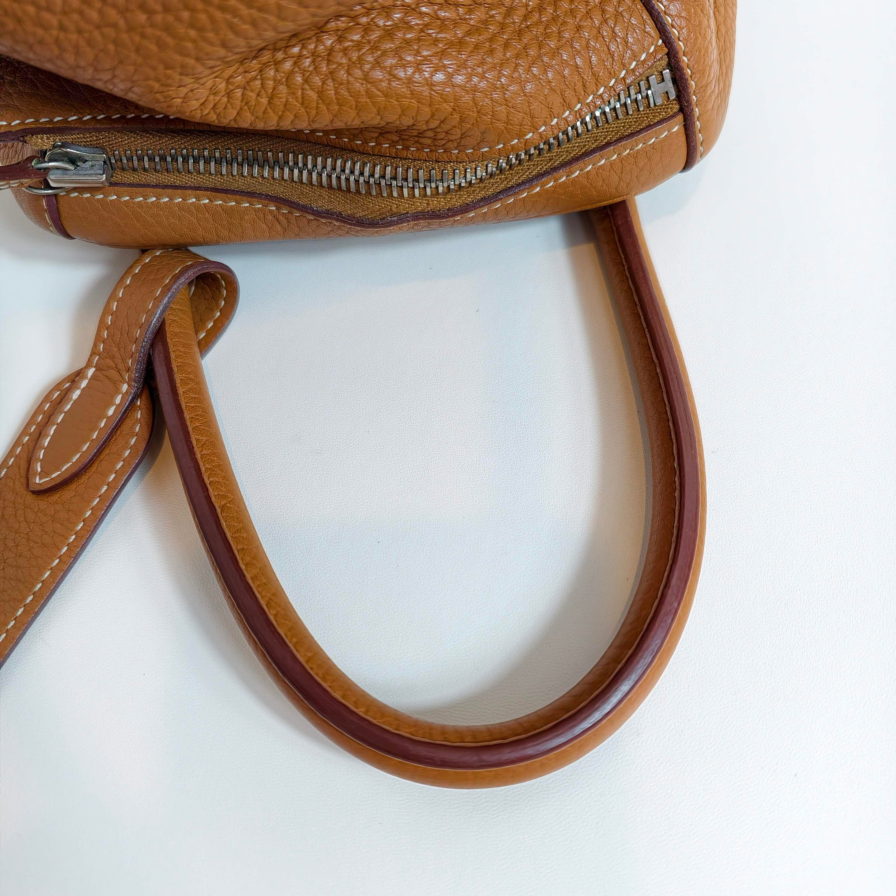 Hermes lindy30 金棕色银扣TC牛皮 T刻 2015 年