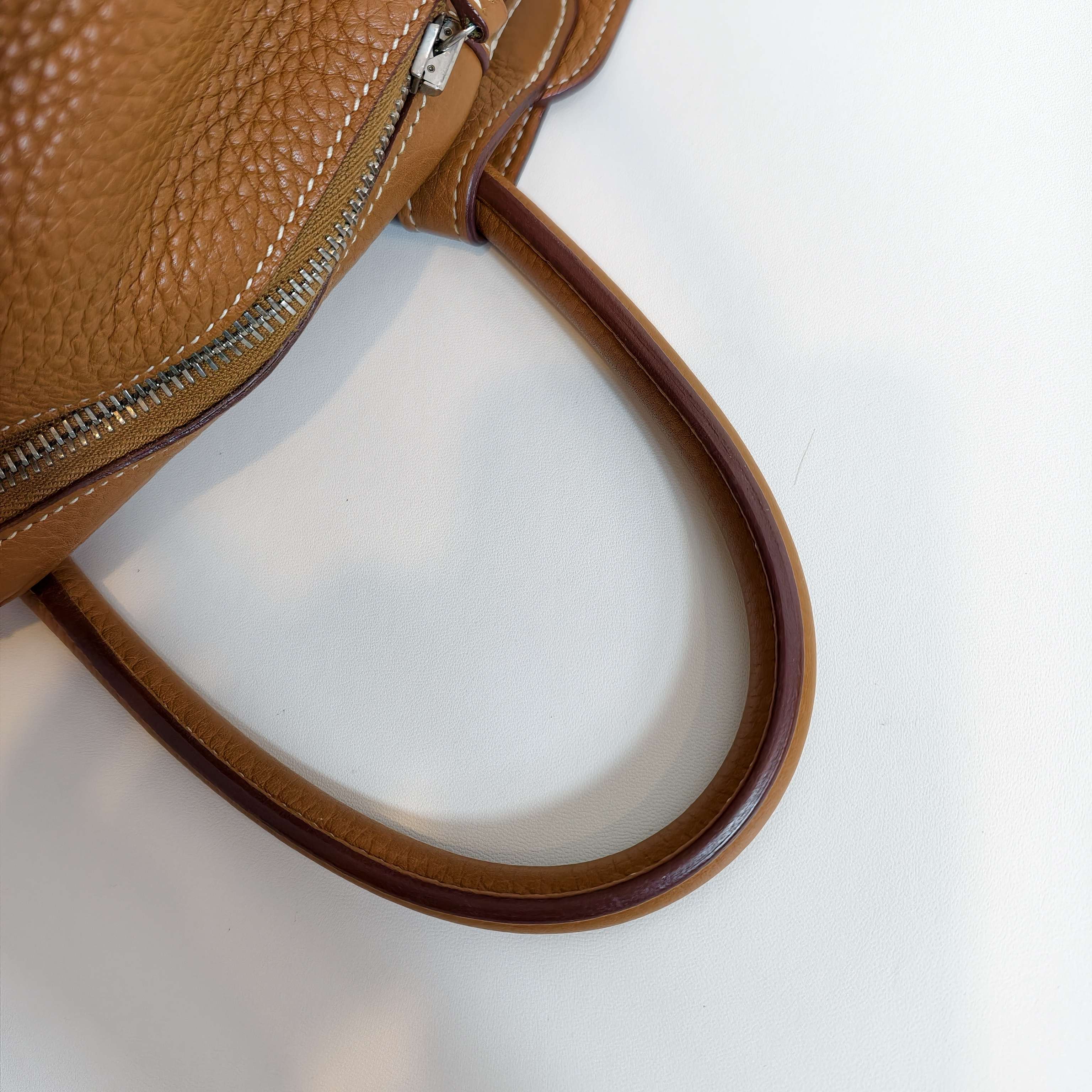 Hermes lindy30 金棕色银扣TC牛皮 T刻 2015 年