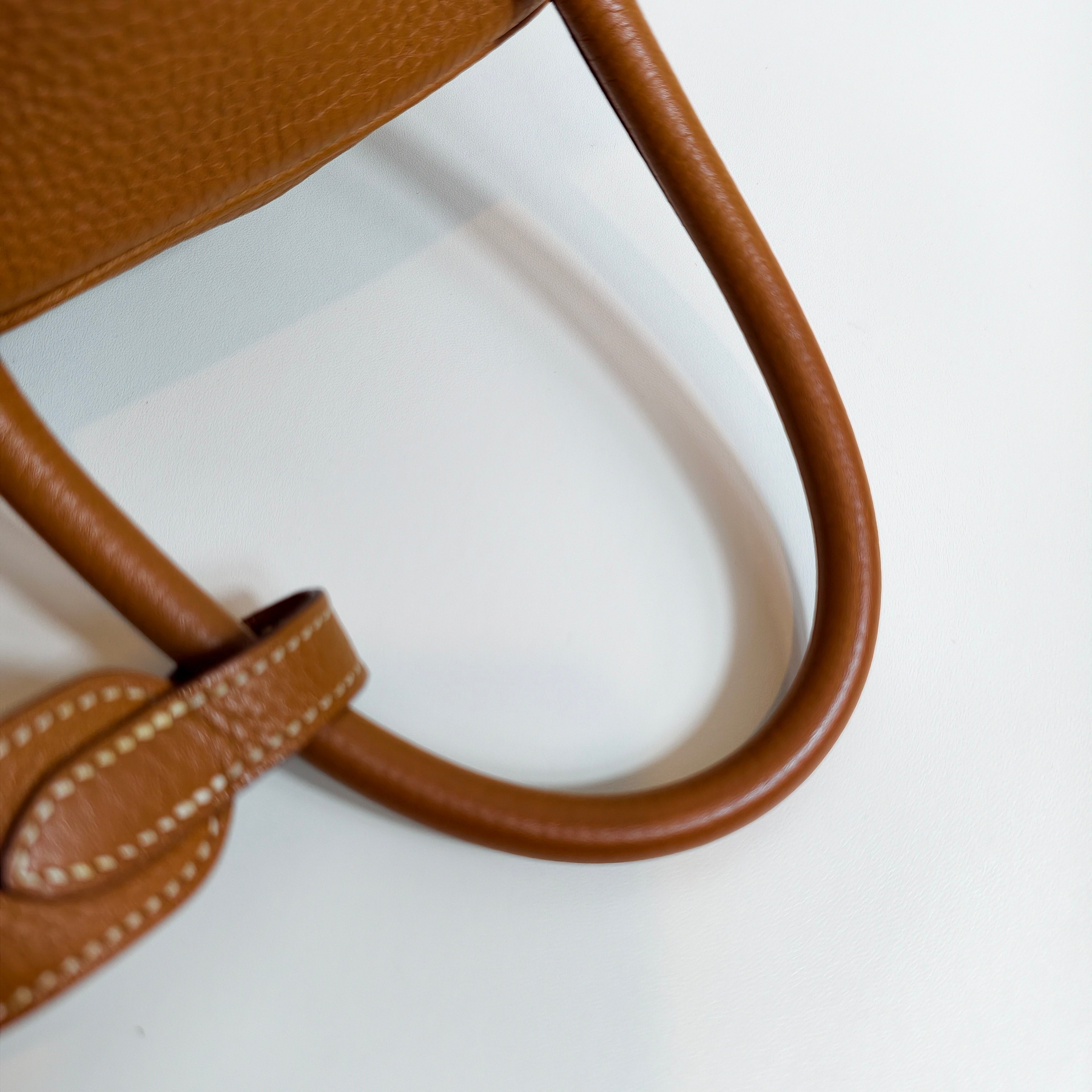 Hermes lindy30 金棕色银扣TC牛皮 T刻 2015 年