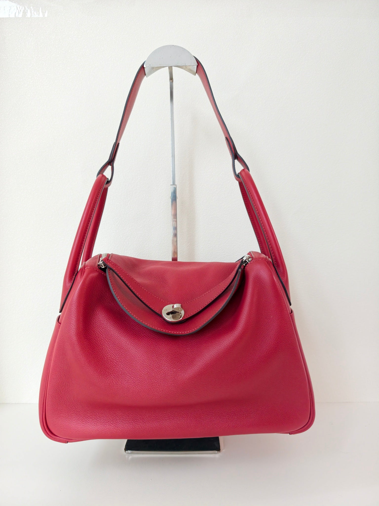 Hermes lindy 30 红色 X刻 年份:2016年 97新