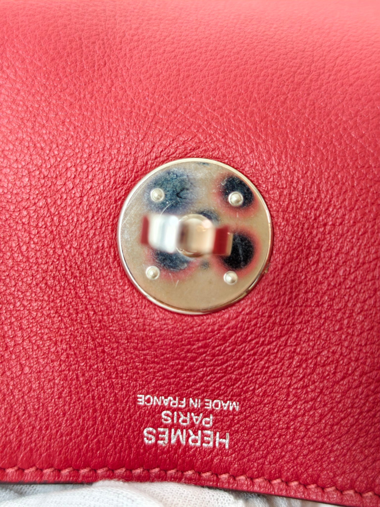 Hermes lindy 30 红色 X刻 年份:2016年 97新