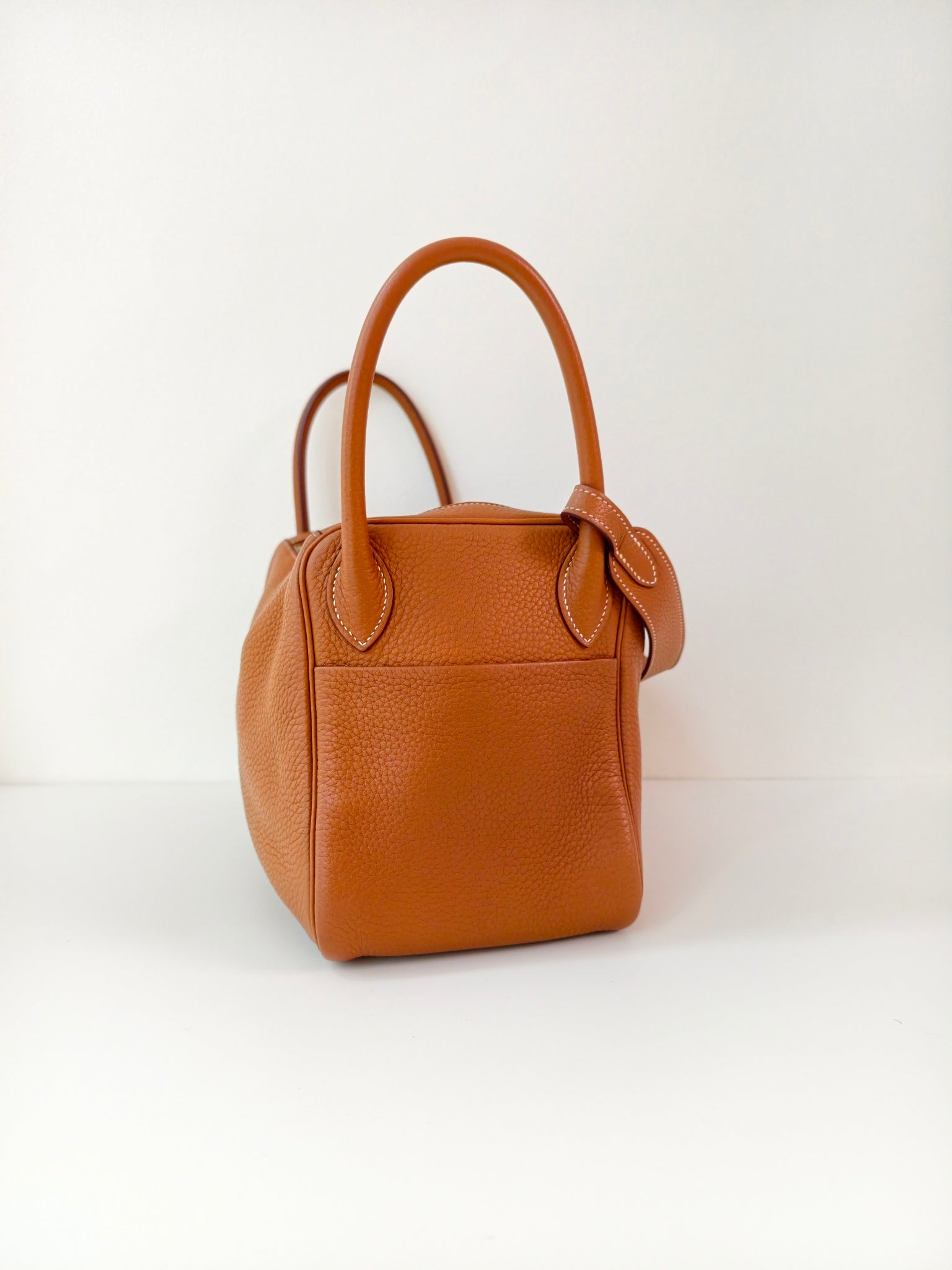 Hermes lindy30 金棕色银扣TC牛皮 T刻 2015 年