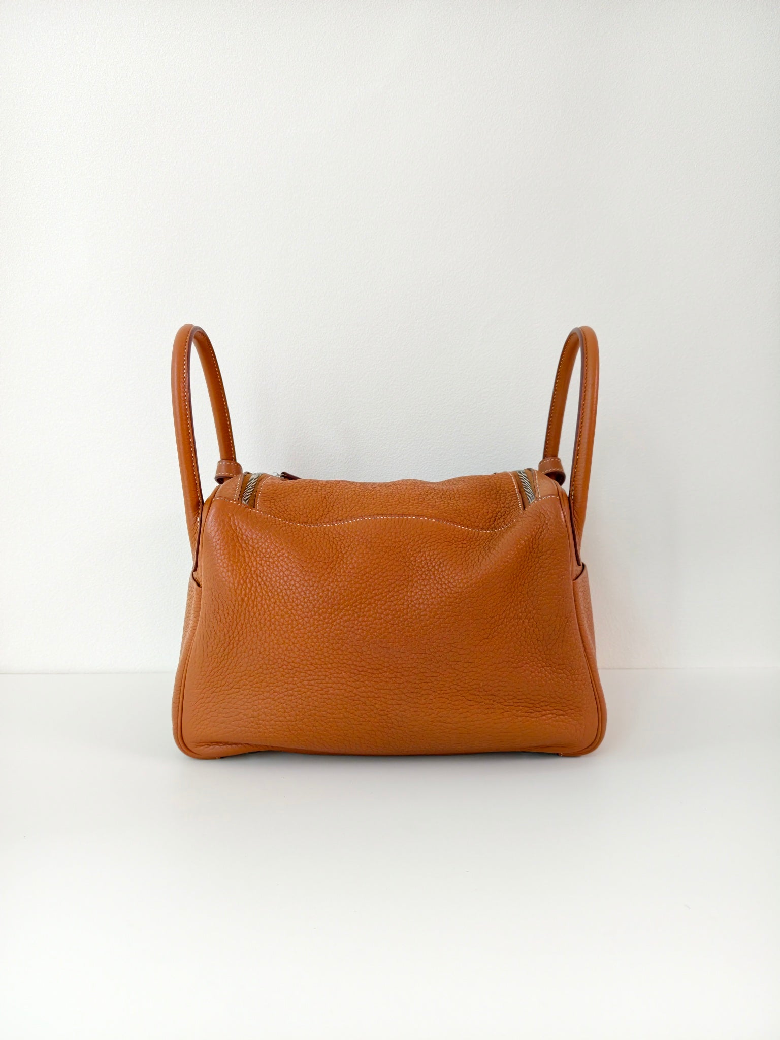 Hermes lindy30 金棕色银扣TC牛皮 T刻 2015 年