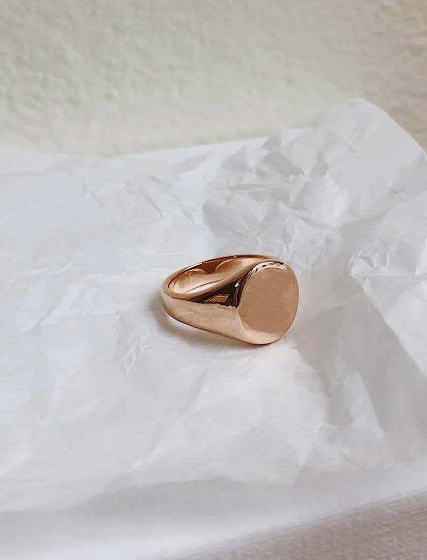 Chunky gold ring Etsy