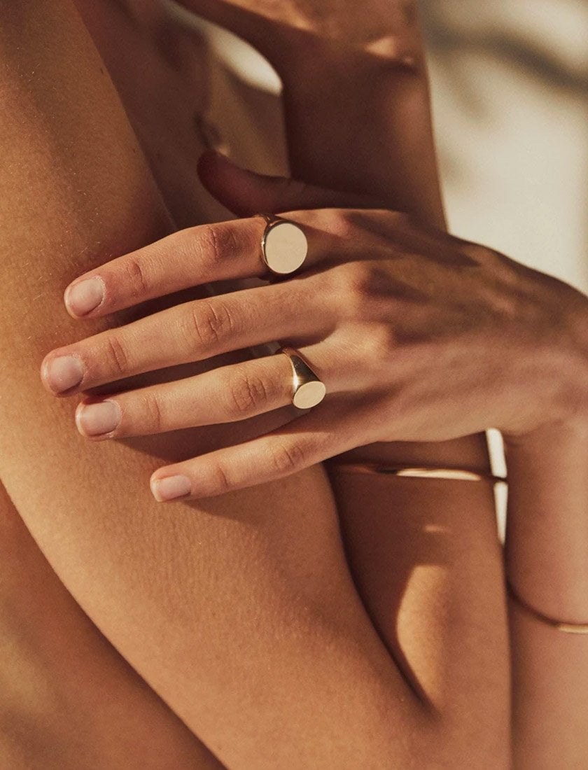 Chunky gold ring Etsy